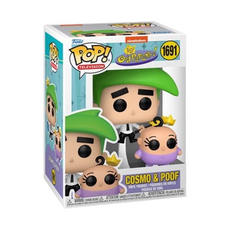 Funko Pop Television Fairly Odd Parents Cosmo & Poof Figure New