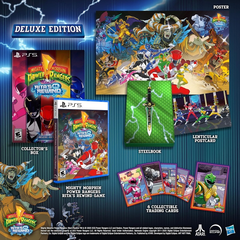 Mighty Morphin Power Rangers Ritas Rewind Deluxe Edition PS5 New