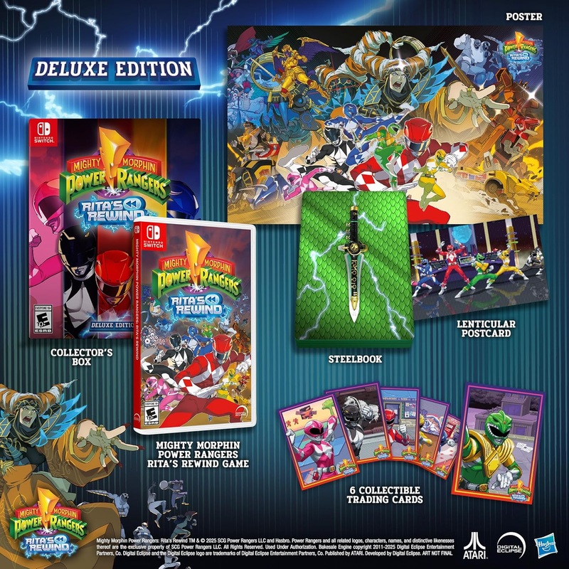 Mighty Morphin Power Rangers Ritas Rewind Deluxe Edition Switch New
