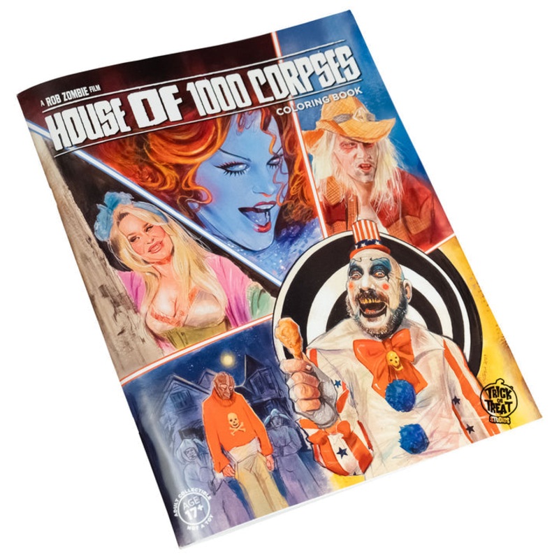 Rob Zombie's House Of 1000 Corpses Official Colouring Book New
