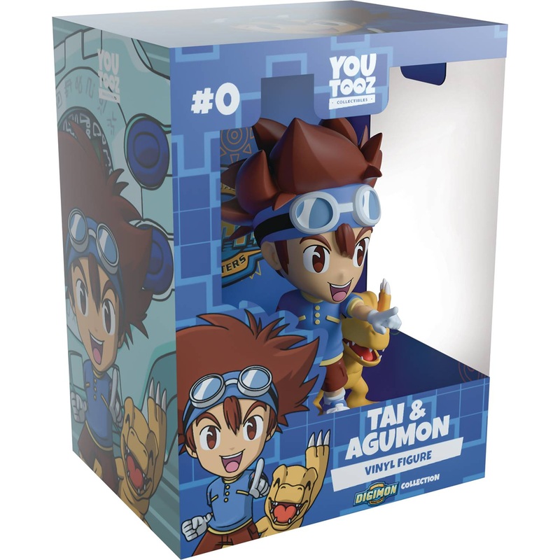 Youtooz Digimon Tai & Agumon Figure New