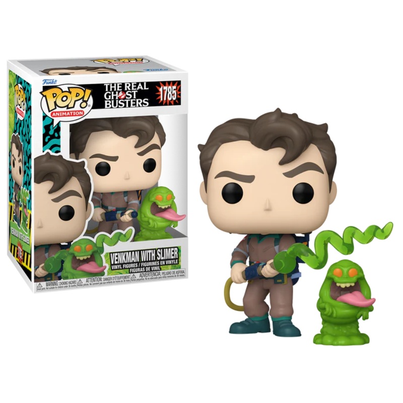Funko Pop Animation The Real Ghostbusters Venkman with Slimer New