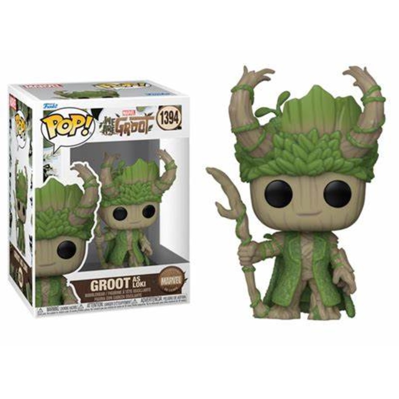 Funko Pop Marvel We Are Groot Groot As Loki New