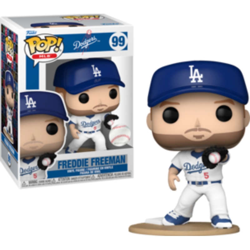 Funko Pop MLB Dodgers Freddie Freeman Slight Damage To Window New