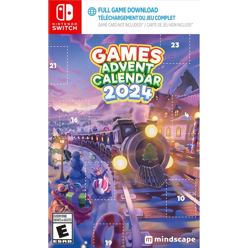 Games Advent Calendar 2024 (Code In Box) Switch New