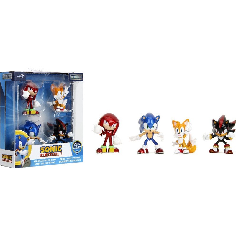 Sonic the Hedgehog Die Cast Set (Knuckles, Tails, Sonic, Shadow)