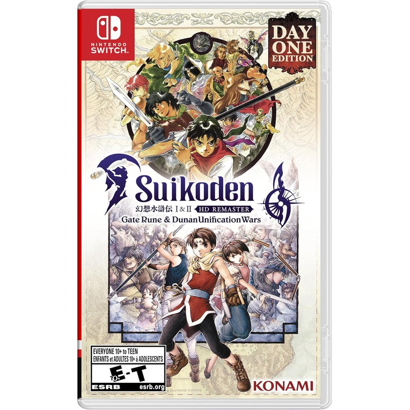 Suikoden I & II Hd Remaster Switch New