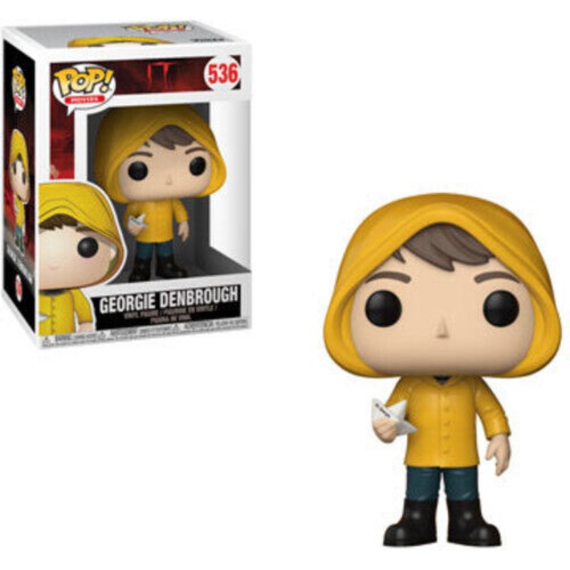Funko Pop Movies It Georgie Denbrough Some Sticker Residue On Box Bottom Used