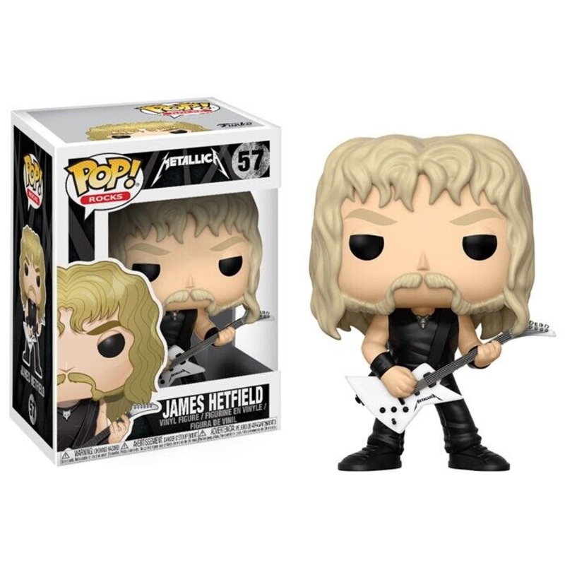 Funko Pop Rocks Metallic James Hetfield New