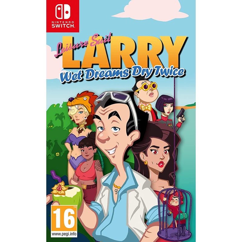 Leisure Suit Larry Wet Dreams Dry Twice Import Switch New