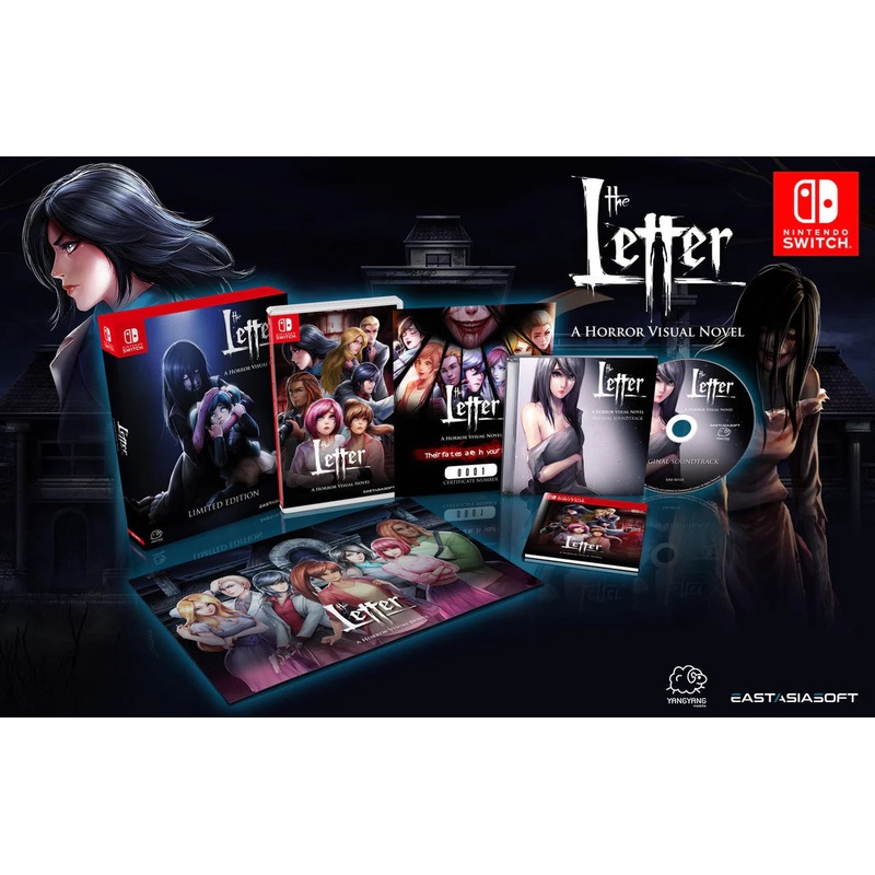 The Letter A Horror Visual Novel Limited Edition Switch New