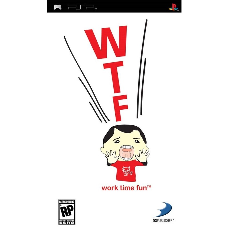 WTF Work Time Fun PSP Disc Only Used