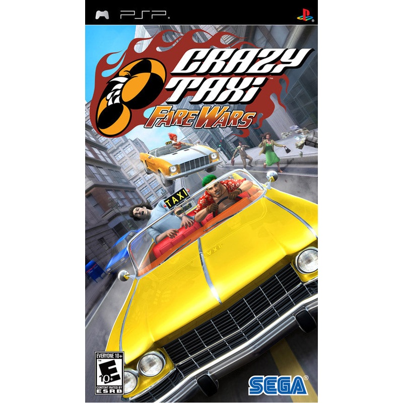 Crazy Taxi Fare Wars PSP Disc Only Used