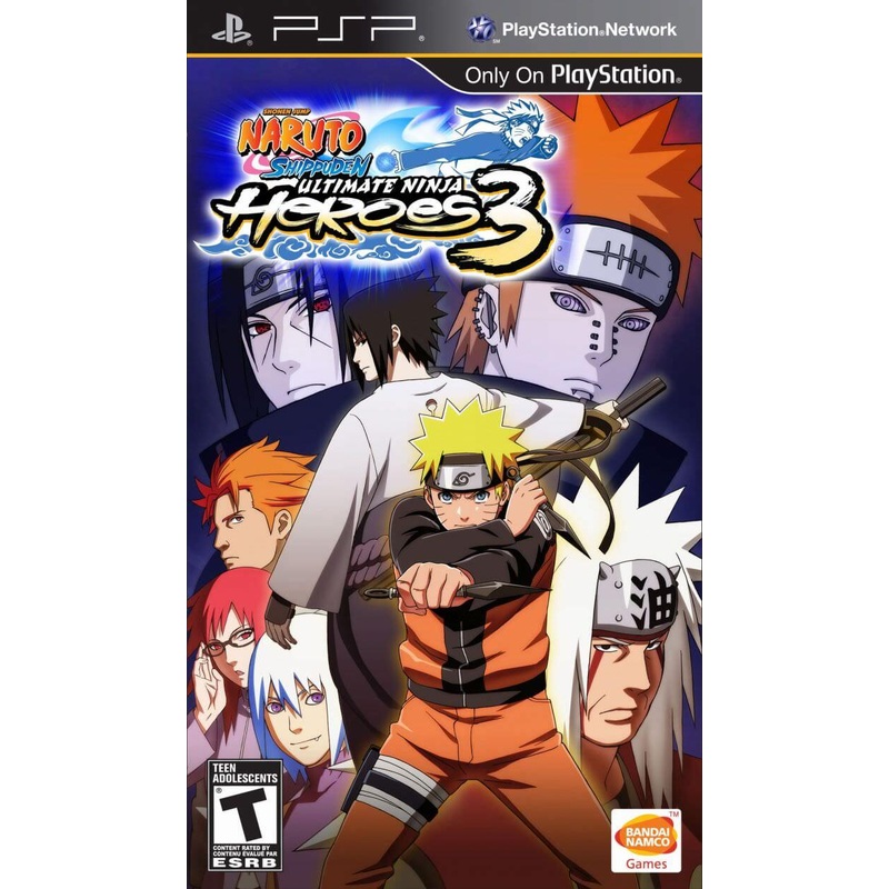 Naruto Shippuden Ultimate Ninja Heroes 3 PSP Disc Only Used