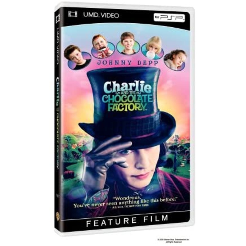 UMD Movie Charlie & The Chocolate Factory PSP Used