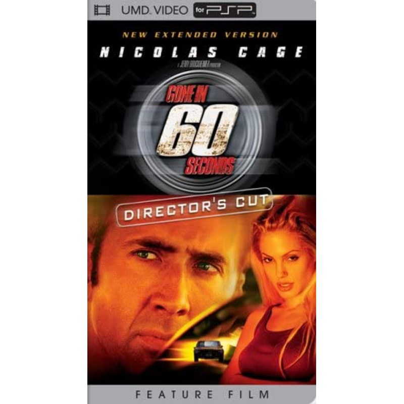 UMD Movie Gone In 60 Seconds Directors Cut 2000 PSP Used