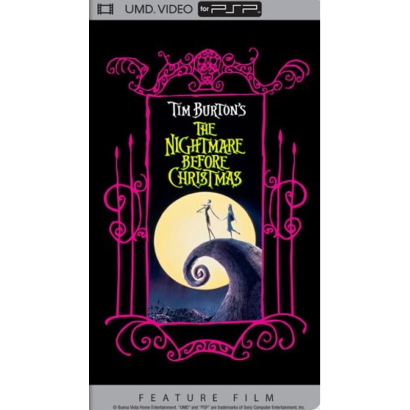 UMD Movie Nightmare Before Christmas PSP Used