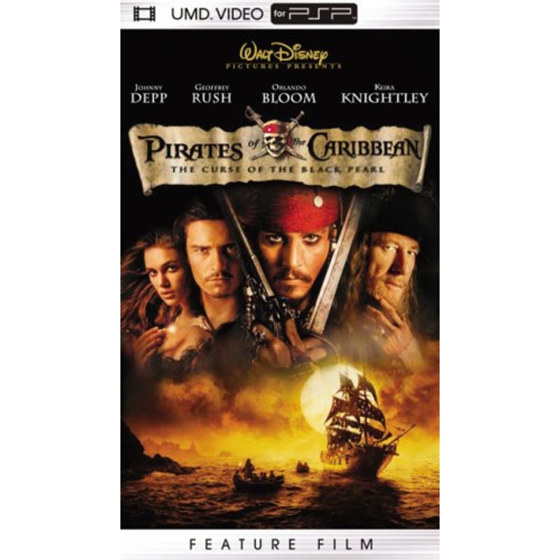 UMD Movie Pirates Caribbean Curse Of Black Pearl PSP Used