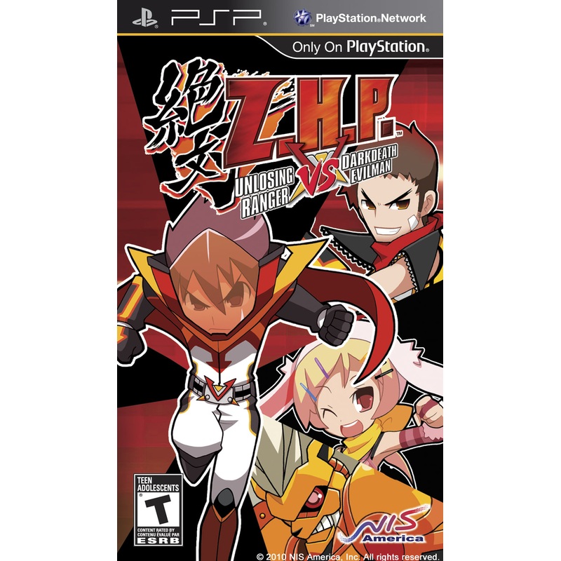ZHP Unlosing Ranger VS Darkdeath Evilman PSP Used