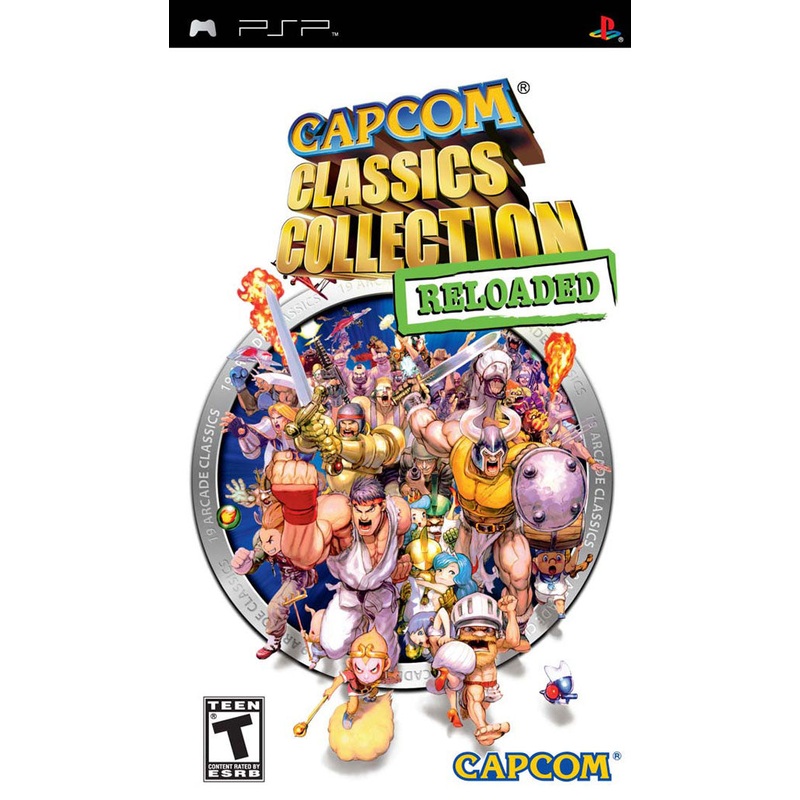 Capcom Classics Collection Reloaded PSP Used