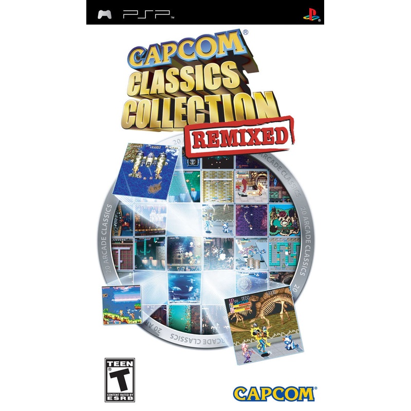 Capcom Classics Collection Remixed PSP Used
