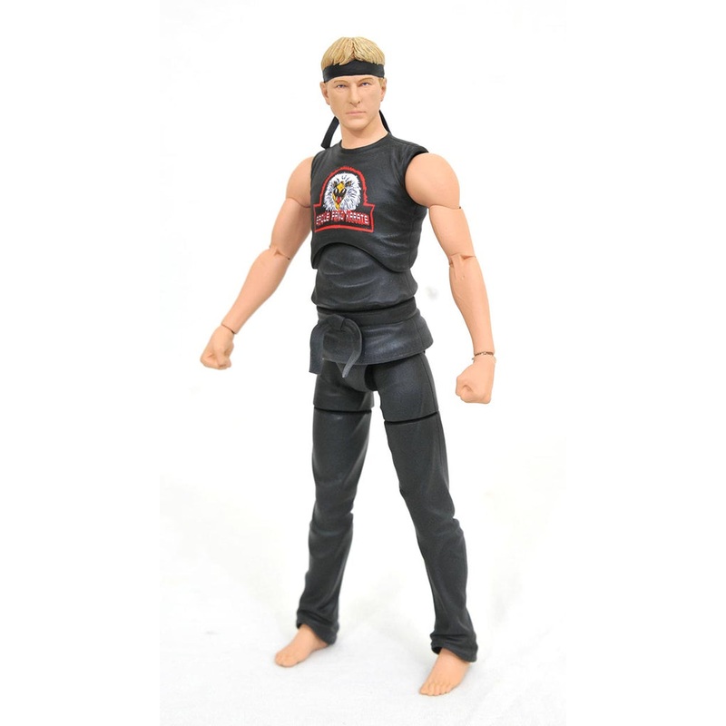 Cobra Kai Eagle Fang Johnny Lawrence With Accessories 7 Diamond Select  Figure New