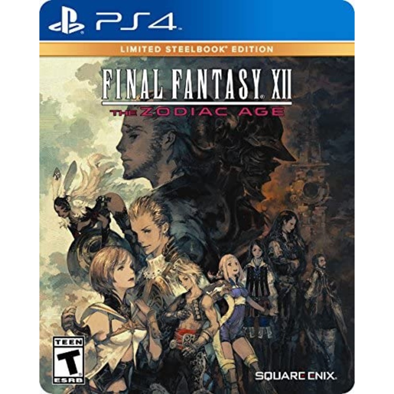 Final Fantasy XII The Zodiac Age Limited Steelbook Edition PS4 Used