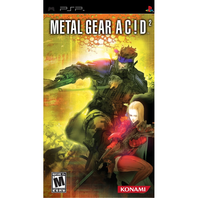 Metal Gear Acid 2 No 3D Glasses PSP Used