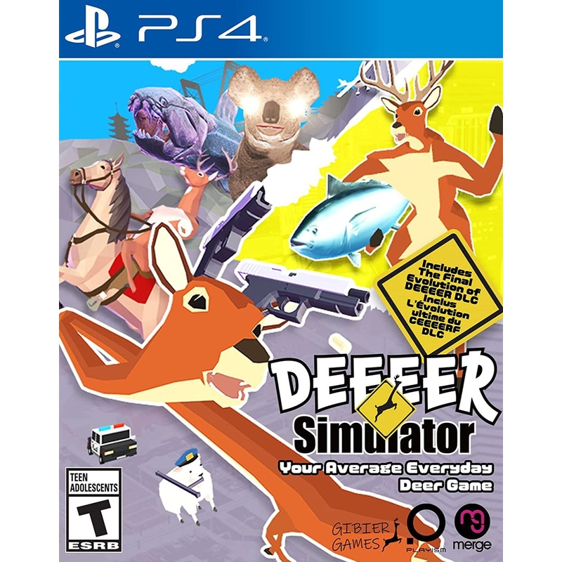 Deeeer Simulator Your Average Everyday Deer Game PS4 New