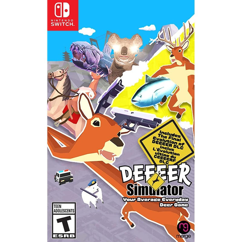 Deeeer Simulator Your Average Everyday Deer Game Switch Used