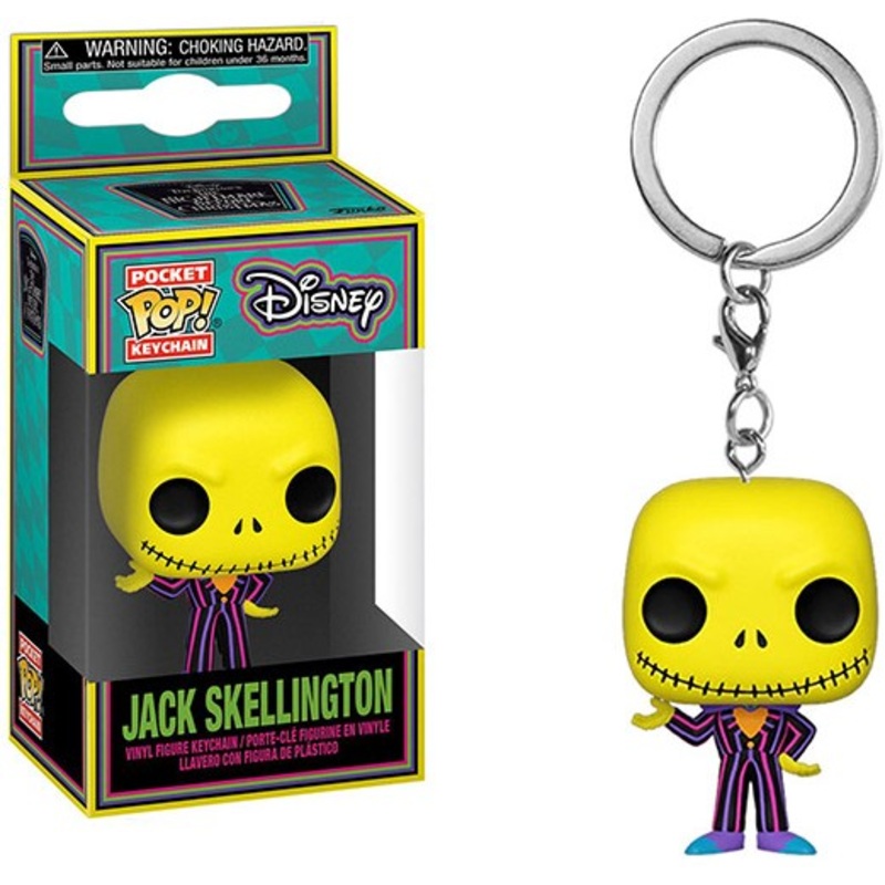 Funko Pop Keychain Nightmare Before Christmas Blacklight Jack Skellington