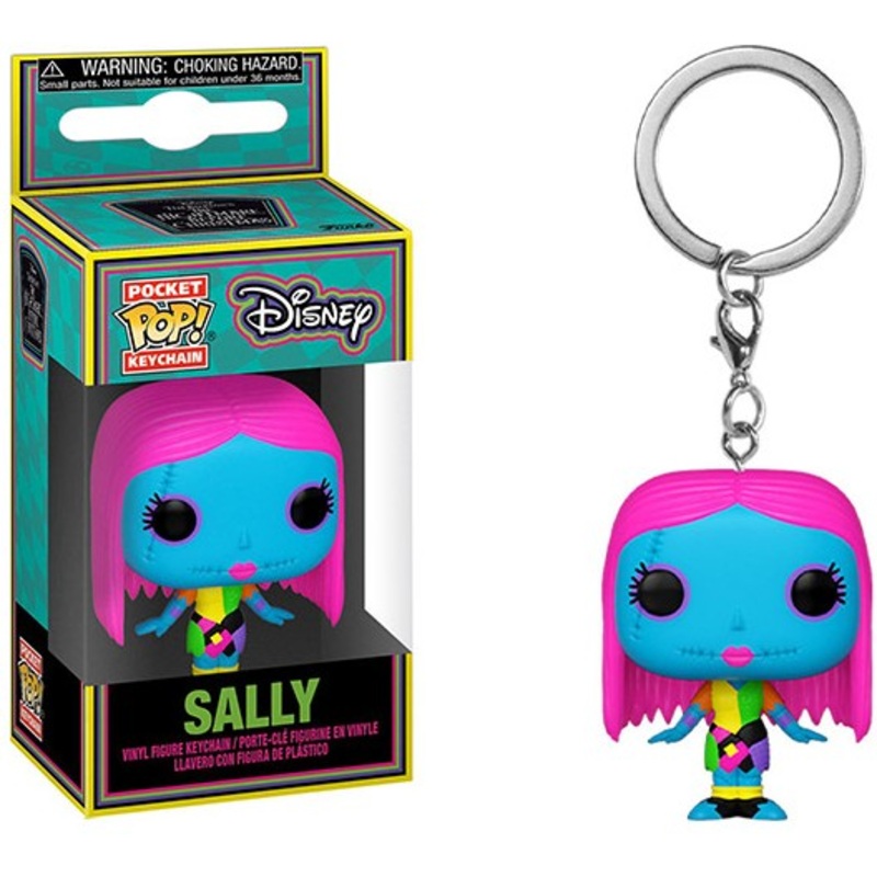 Funko Pop Keychain Nightmare Before Christmas Blacklight Sally