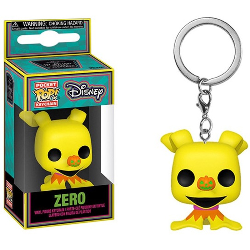 Funko Pop Keychain Nightmare Before Christmas Blacklight Zero