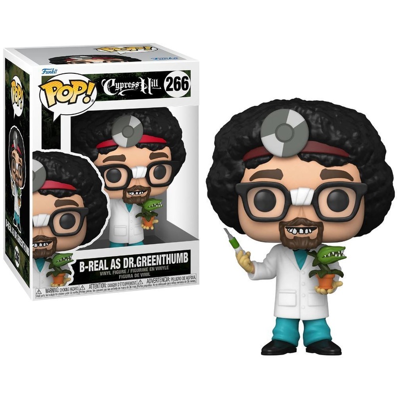 Funko Pop Rocks Cypress Hill B-Real As Dr Greenthumb New