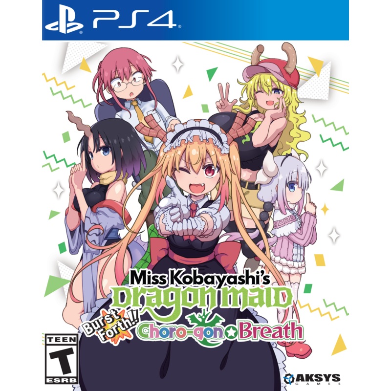 Miss Kobayashi Dragon Maid Burst Forth Choro-Gon Breath PS4 New