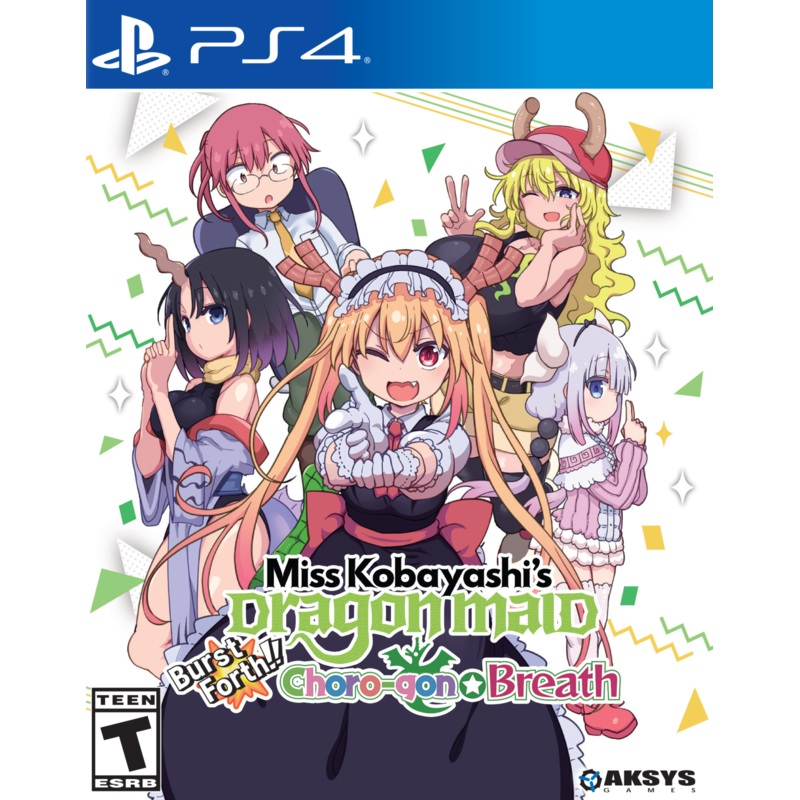 Miss Kobayashi Dragon Maid Burst Forth Choro-Gon Breath PS4 Used