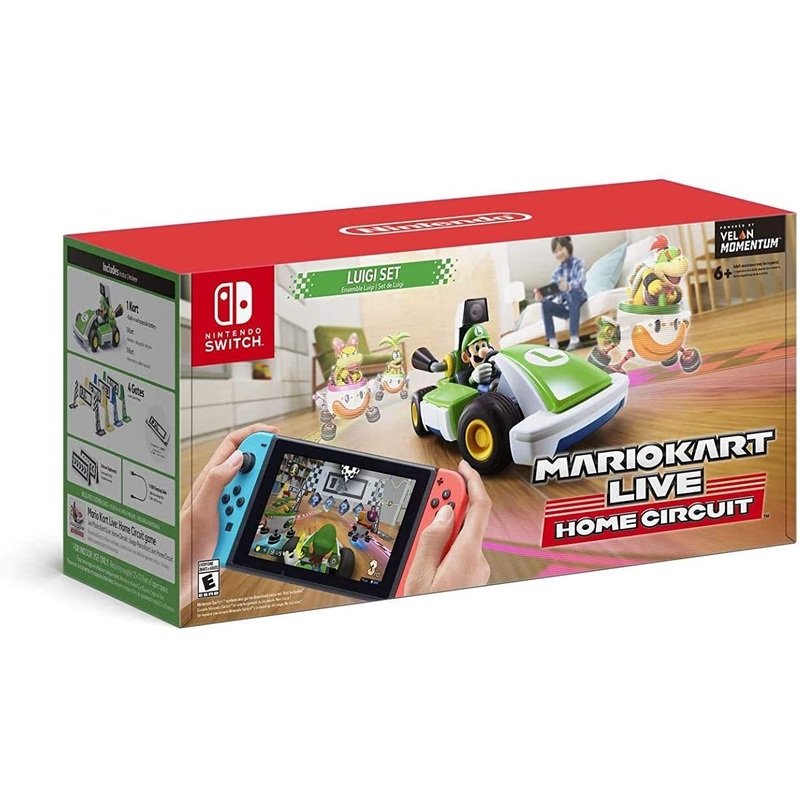 Mario Kart Live Home Circuit Luigi Set Switch Used