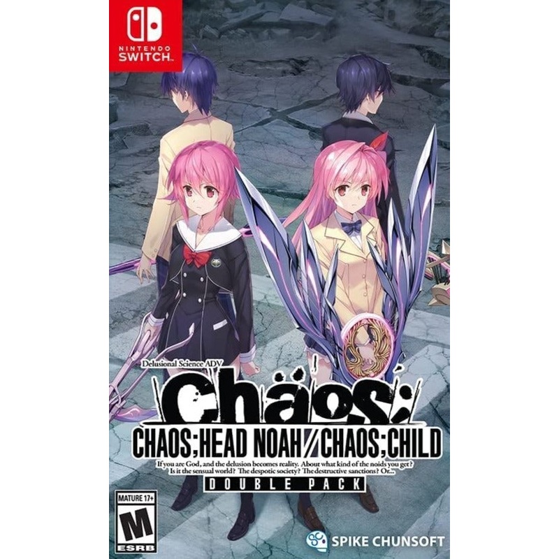 Chaos Head Noah & Chaos Child Double Pack Steelbook Launch Edition Switch Used