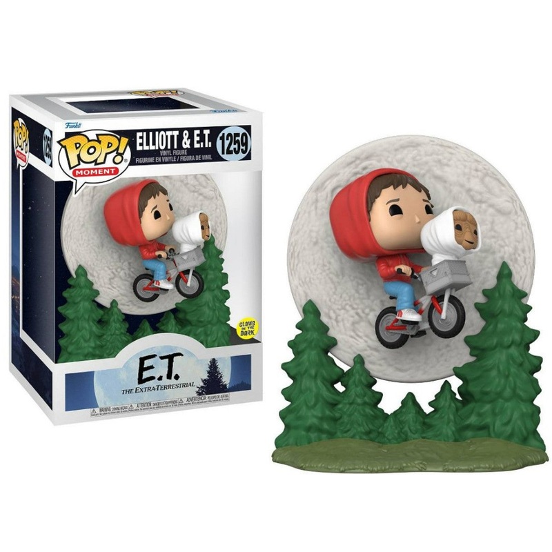 Funko Pop Movies E.T. Elliott & E.T. Flying Glow in the Dark