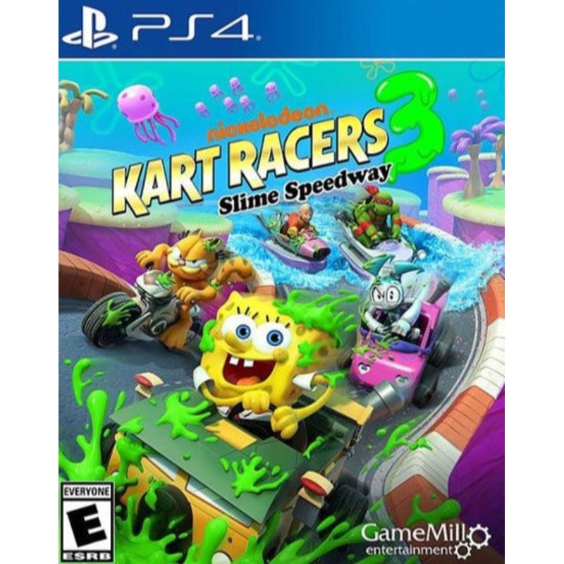 Nickelodeon Kart Racers 3 Slime Speedway PS4 New