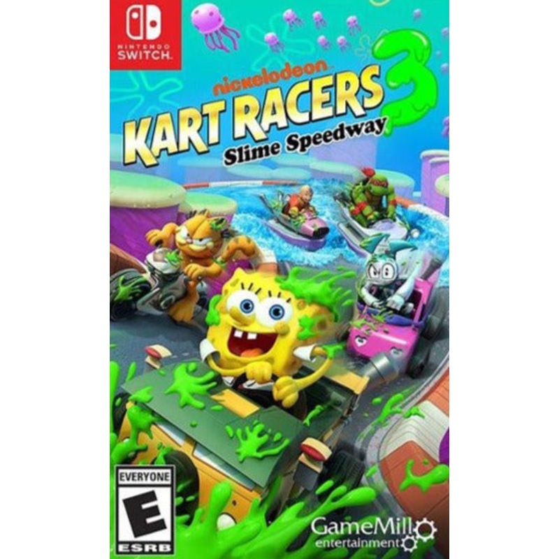 Nickelodeon Kart Racers 3 Slime Speedway Switch Used