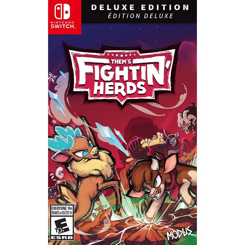 Thems Fighting Herds Deluxe Edition Switch Used