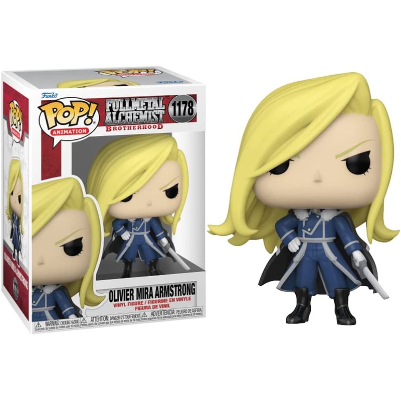 Funko Pop Animation Full Metal Alchemist Olivier Mira Armstrong New