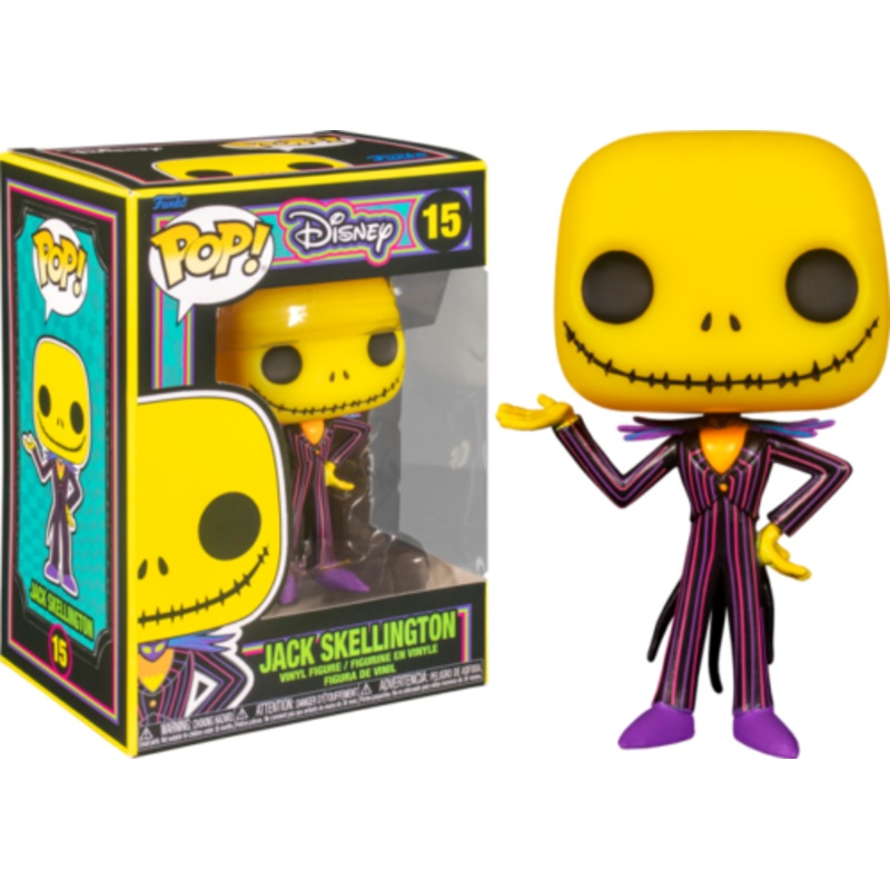 Funko Pop Disney Nightmare Before Christmas Jack Skellington Blacklight