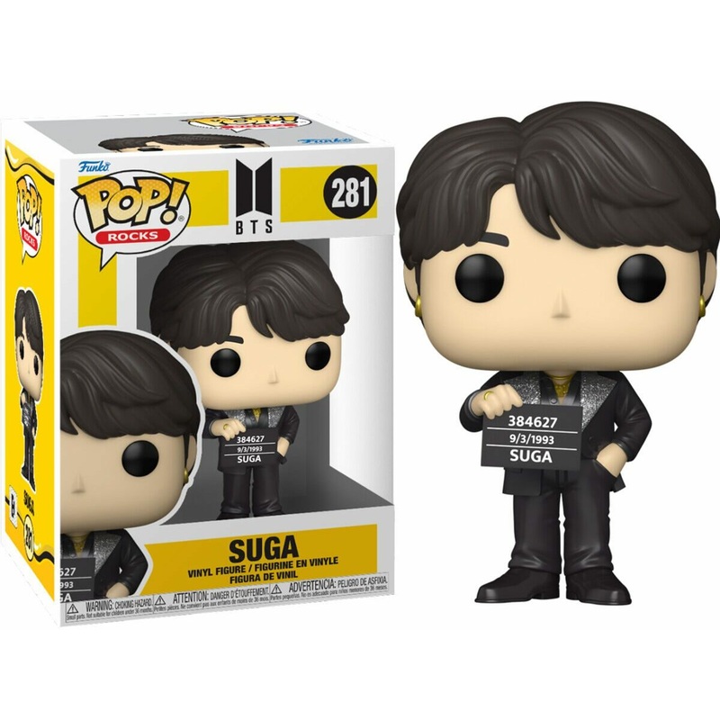 Funko Pop Rocks BTS Suga New