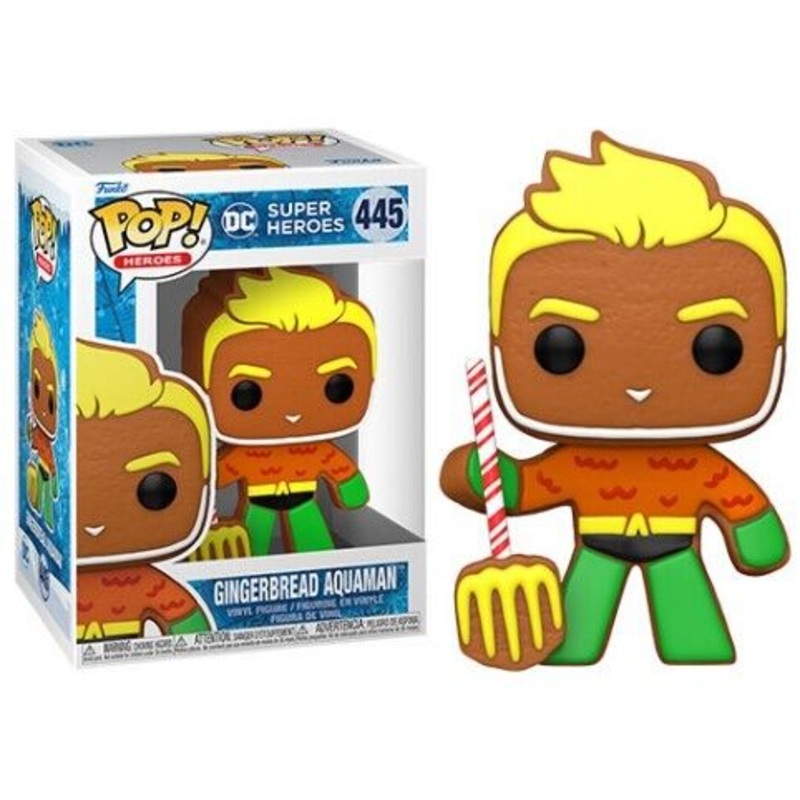 Funko Pop DC Heroes Holiday Gingerbread Aquaman New