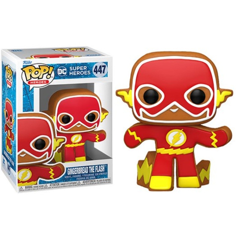Funko Pop DC Heroes Holiday Gingerbread Flash New