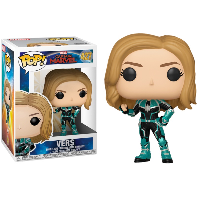 Funko Pop Marvel Captain Marvel Vers New