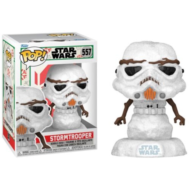Funko Pop Star Wars Holiday Snowman Stormtrooper New