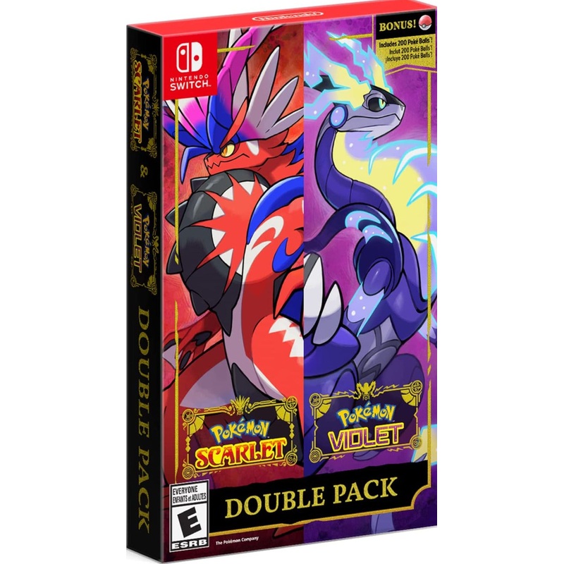 Pokemon Scarlet & Violet Double Pack Switch Used